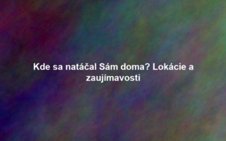 Kde sa natáčal Sám doma? Lokácie a zaujímavosti