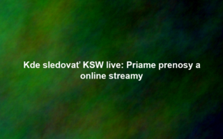 Kde sledovať KSW live: Priame prenosy a online streamy