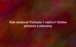Kde sledovať Formulu 1 naživo? Online prenosy a záznamy