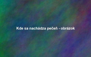 Kde sa nachádza pečeň - obrázok